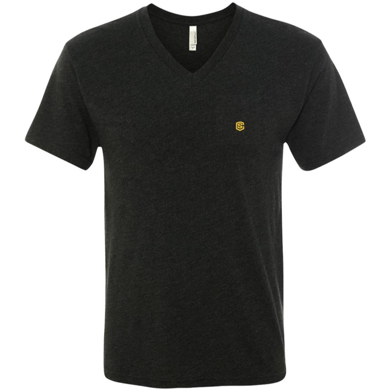 Illustrator Gold Logo NL6040 Men's Triblend V-Neck T-Shirt