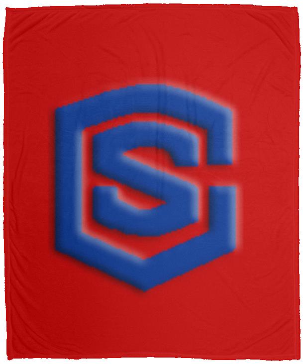 blue (2) VPM Cozy Plush Fleece Blanket - 50x60