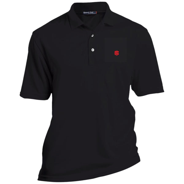 Illustrator Red Logo TK469 Tall Dri-Mesh Short Sleeve Polo