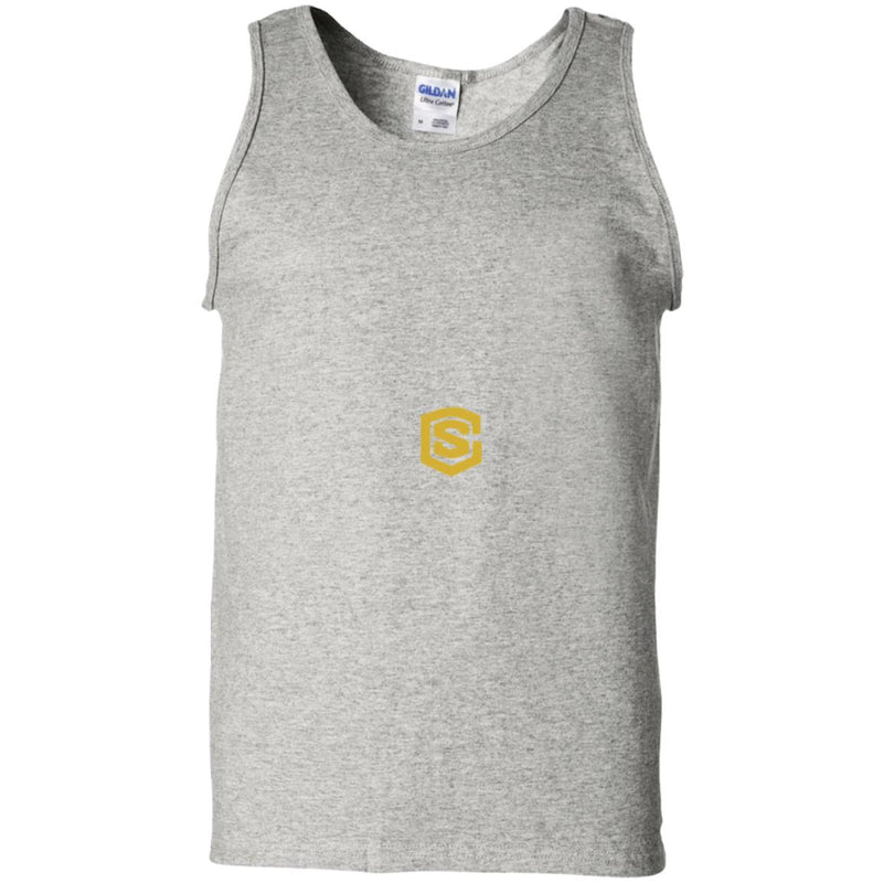 Illustrator Gold Logo G220 100% Cotton Tank Top