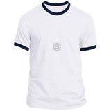 Illustrator Silver Logo PC54R Ringer Tee