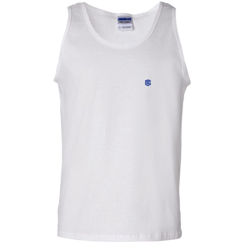 Illustrator Blue Logo G220 100% Cotton Tank Top