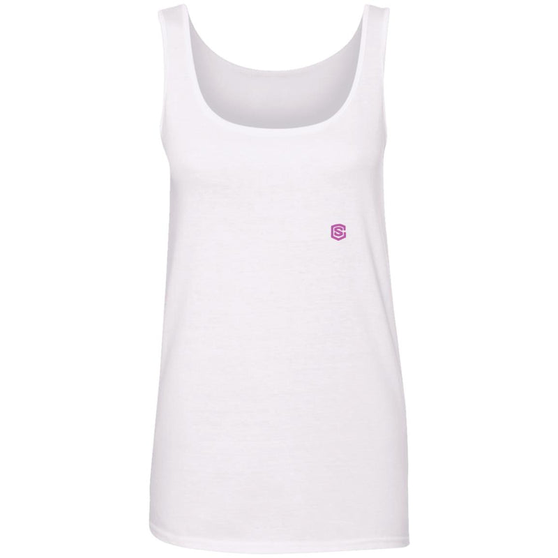 Illustrator Pink Logo 882L Ladies' 100% Ringspun Cotton Tank Top