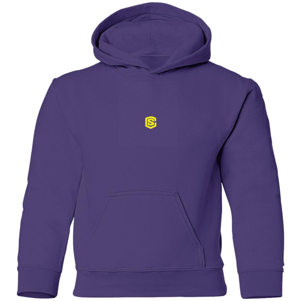 Illustrator Yellow Logo G185B Youth Pullover Hoodie