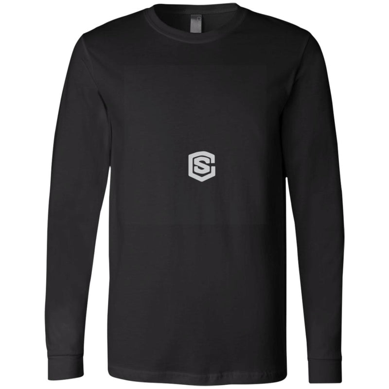 Illustrator Silver Logo 3501 Men's Jersey LS T-Shirt