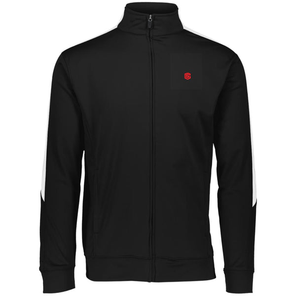 Illustrator Red Logo 4395 Performance Colorblock Full Zip