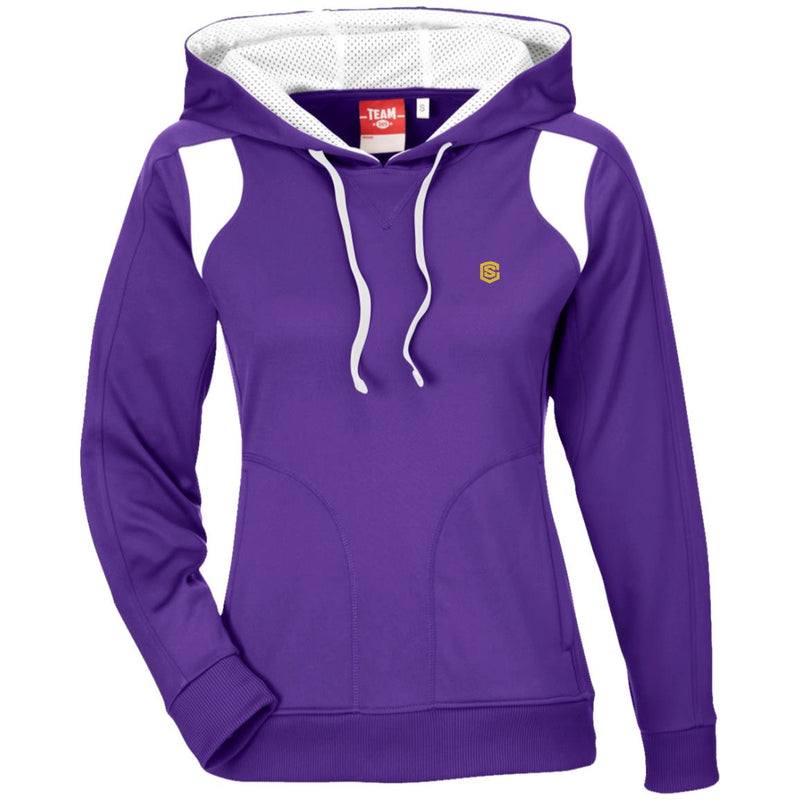 Illustrator Gold Logo TT30W Ladies' Colorblock Poly Hoodie