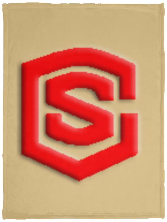 red (2) VPS Cozy Plush Fleece Blanket - 30x40