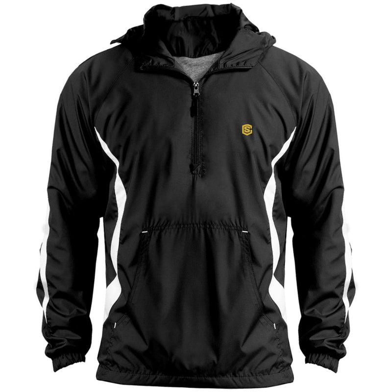 Illustrator Gold Logo JST63 Unisex Colorblock Raglan Anorak Jacket