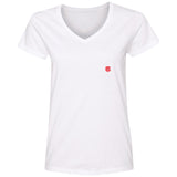 Illustrator Red Logo 88VL Ladies' V-Neck T-Shirt