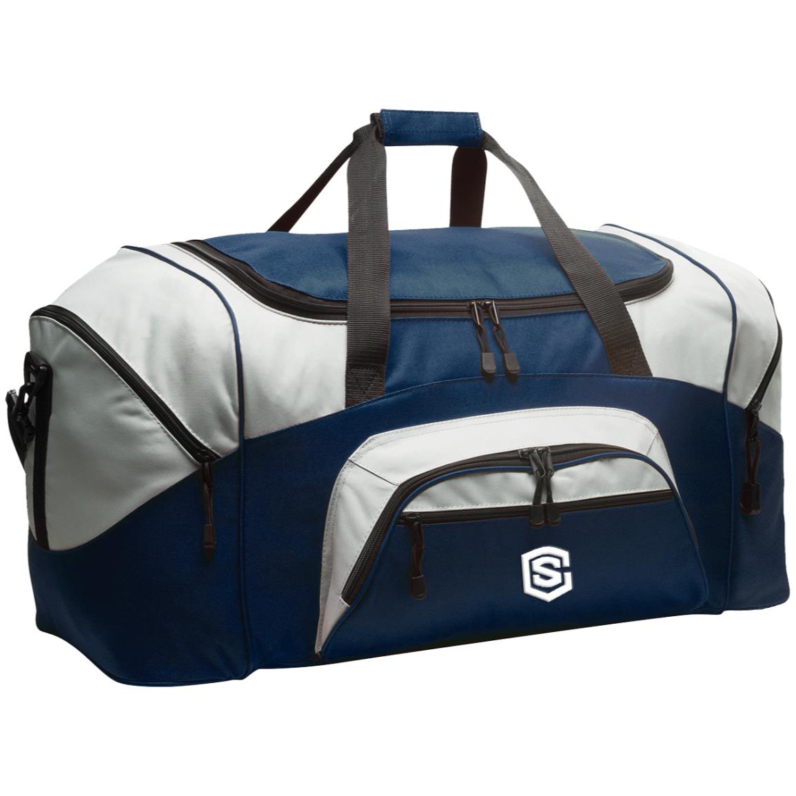 white (2) BG99 Colorblock Sport Duffel