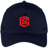 red (2) CP86 Five Panel Twill Cap
