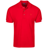 Illustrator Red Logo K420 Cotton Pique Knit Polo