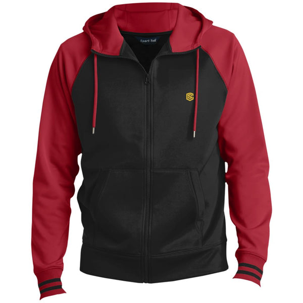 Illustrator Gold Logo ST236 Men's Sport-Wick® Full-Zip Hooded Jacket