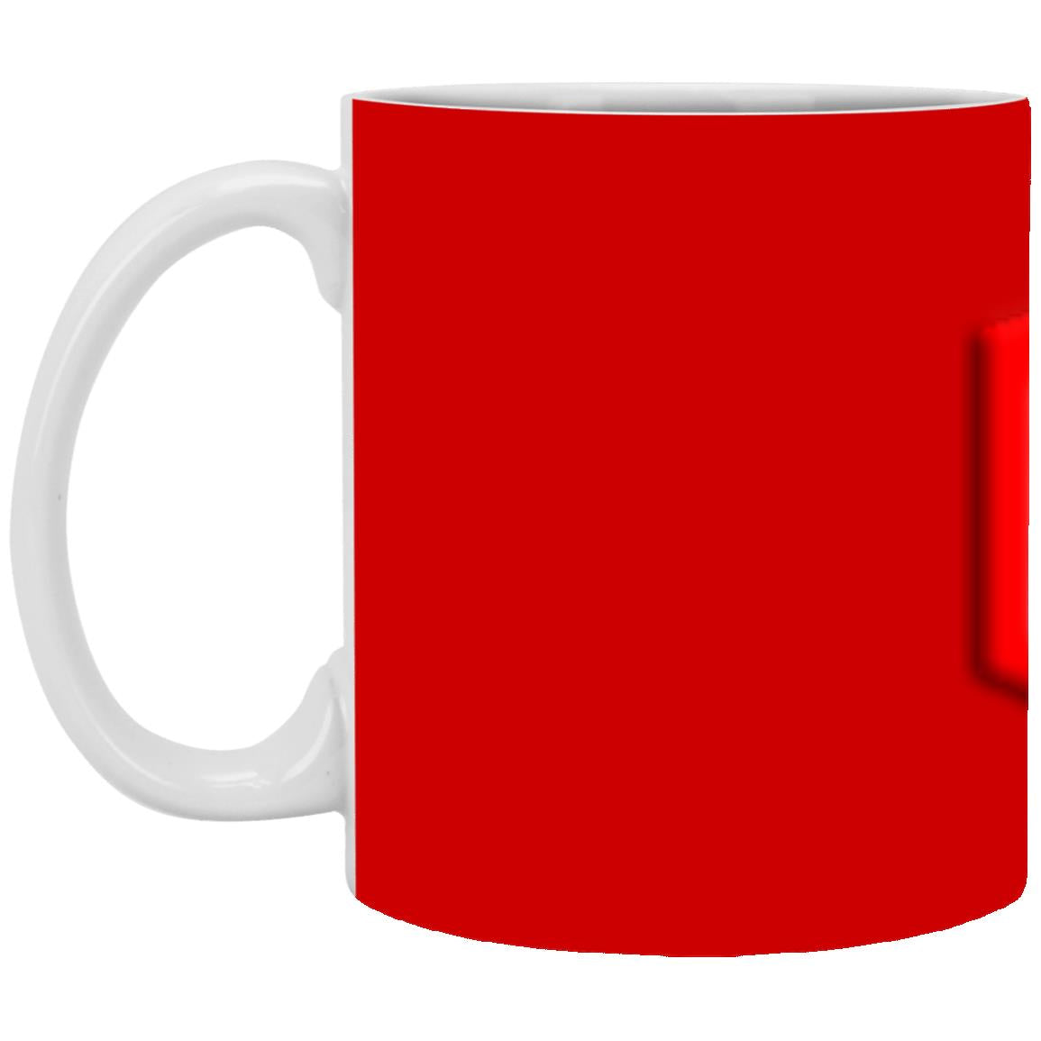 red (2) XP8434 11 oz. White Mug