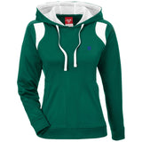 Illustrator Blue Logo TT30W Ladies' Colorblock Poly Hoodie