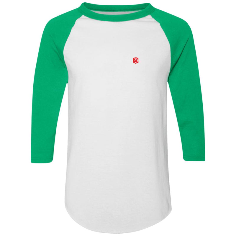 Illustrator Red Logo 4420 Colorblock Raglan Jersey