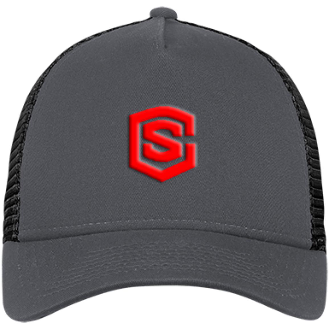 red (2) NE205 Snapback Trucker Cap