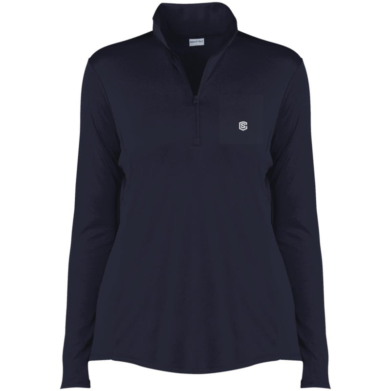 Illustrator Silver Logo LST357 Ladies' Competitor 1/4-Zip Pullover