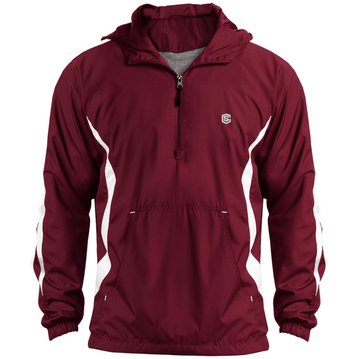 Illustrator Silver Logo JST63 Unisex Colorblock Raglan Anorak Jacket