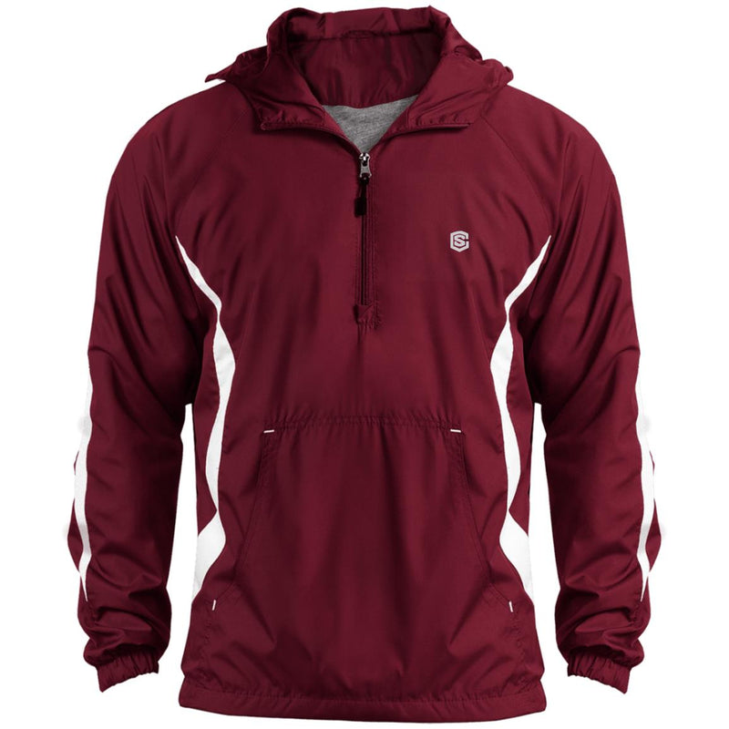 Illustrator Silver Logo JST63 Unisex Colorblock Raglan Anorak Jacket