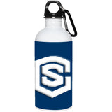 white (2) 23663 20 oz. Stainless Steel Water Bottle