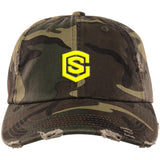 yellow (3) DT600 Distressed Dad Cap