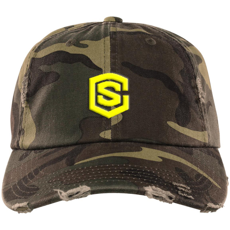 yellow (3) DT600 Distressed Dad Cap