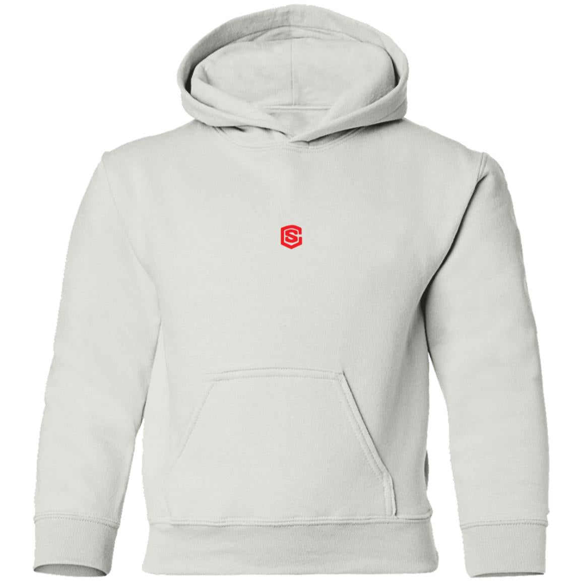 Illustrator Red Logo G185B Youth Pullover Hoodie