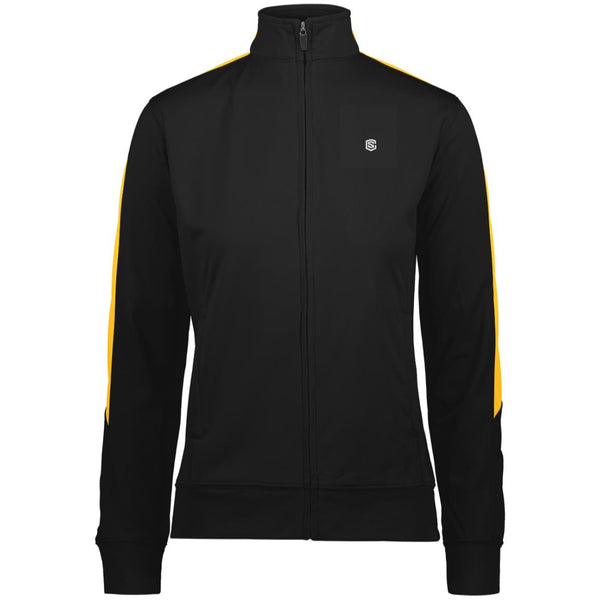 Illustrator Silver Logo 4397 Ladies' Performance Colorblock Full Zip