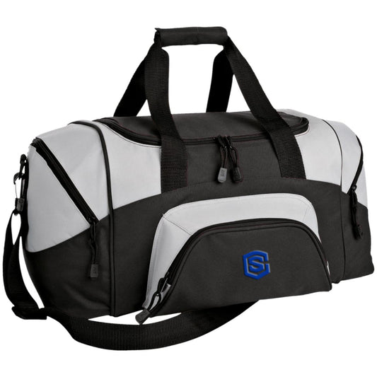 blue (2) BG990S Small Colorblock Sport Duffel Bag