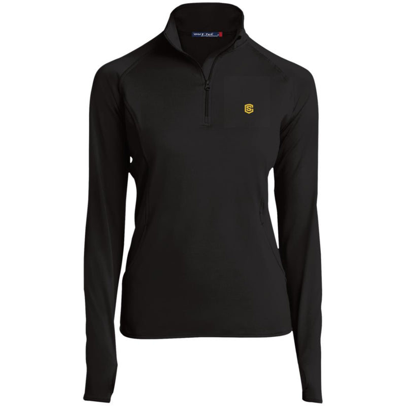 Illustrator Gold Logo LST850 Women's 1/2 Zip Performance Pullover