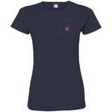 Illustrator Pink Logo 3516 Ladies' Fine Jersey T-Shirt