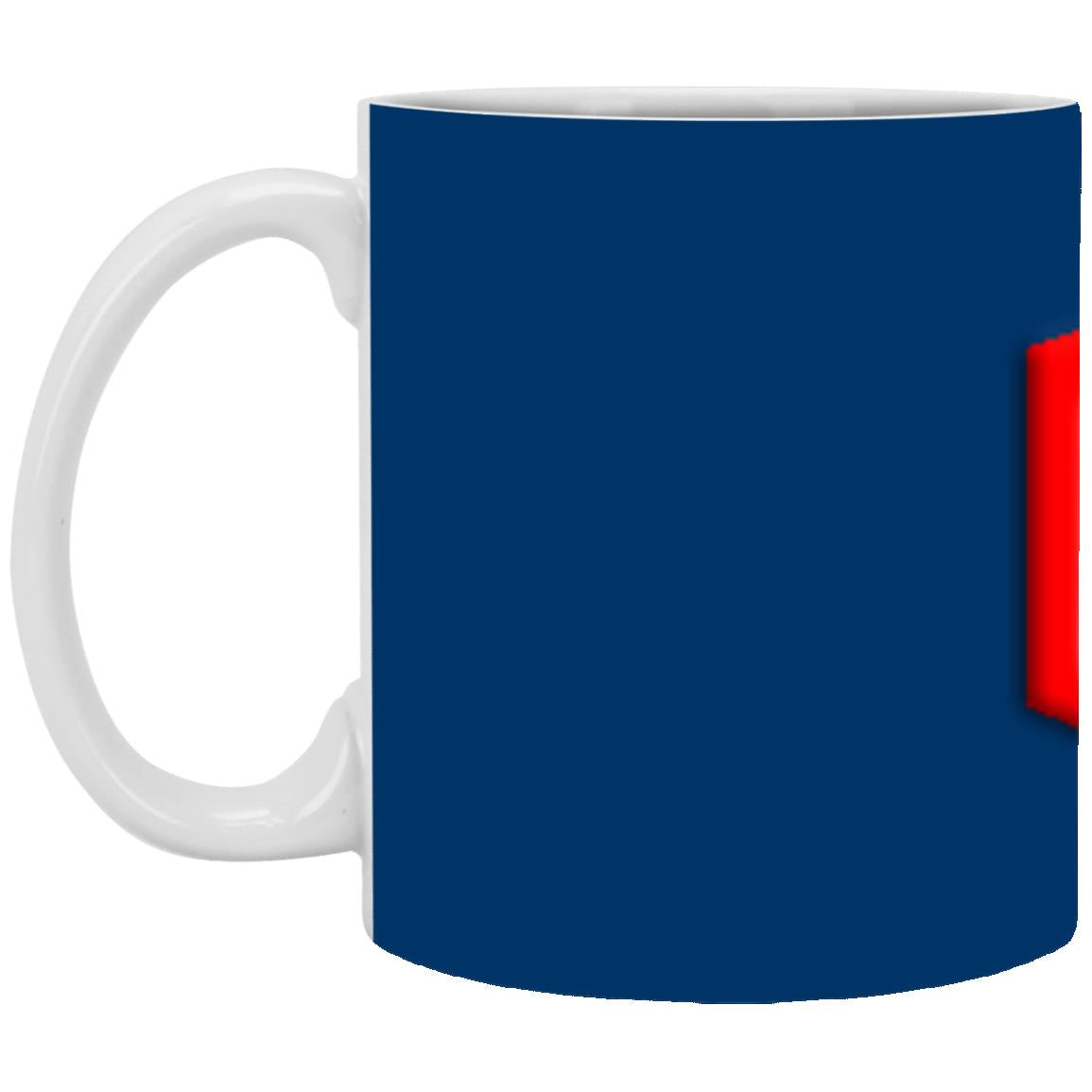 red (2) XP8434 11 oz. White Mug