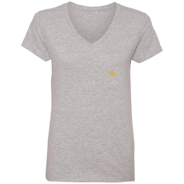 Illustrator Gold Logo 88VL Ladies' V-Neck T-Shirt