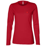 Illustrator Red Logo B6450 Ladies' Jersey LS Missy Fit