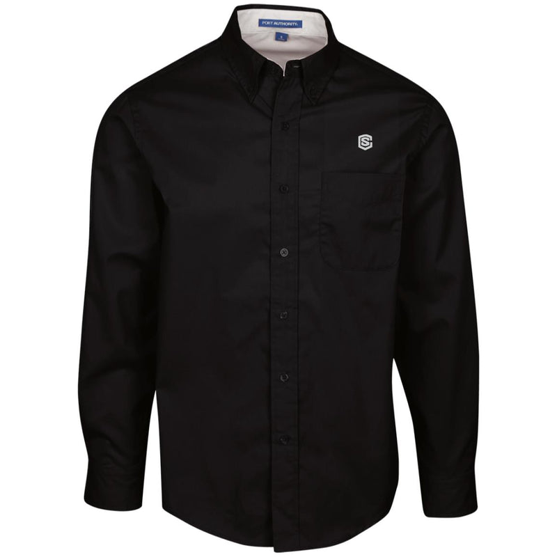 Illustrator Silver Logo S608 Men's LS Dress Shirt