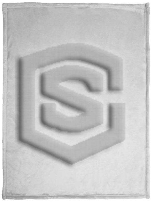 silver (2) VPS Cozy Plush Fleece Blanket - 30x40