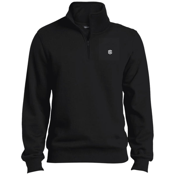 Illustrator Silver Logo TST253 Tall 1/4 Zip Sweatshirt