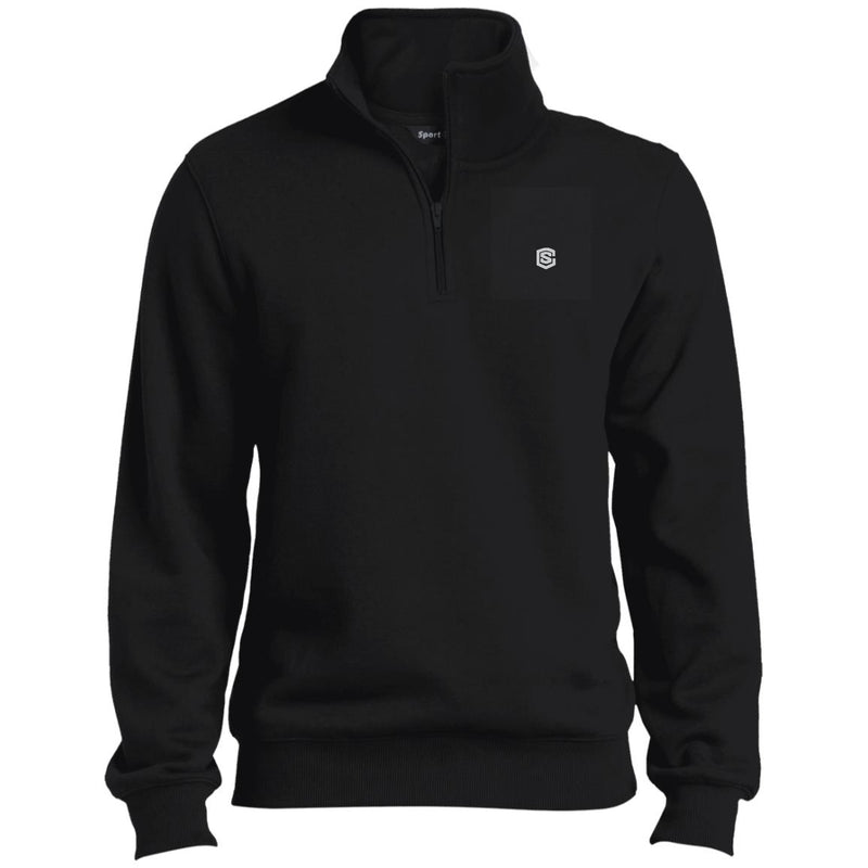 Illustrator Silver Logo TST253 Tall 1/4 Zip Sweatshirt