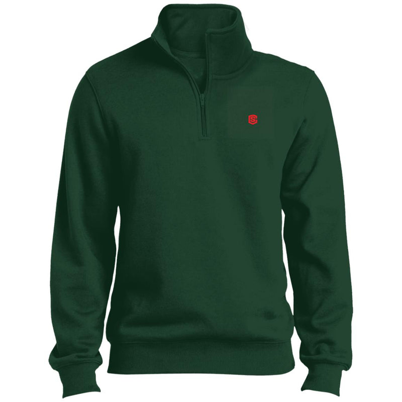 Illustrator Red Logo ST253 1/4 Zip Sweatshirt