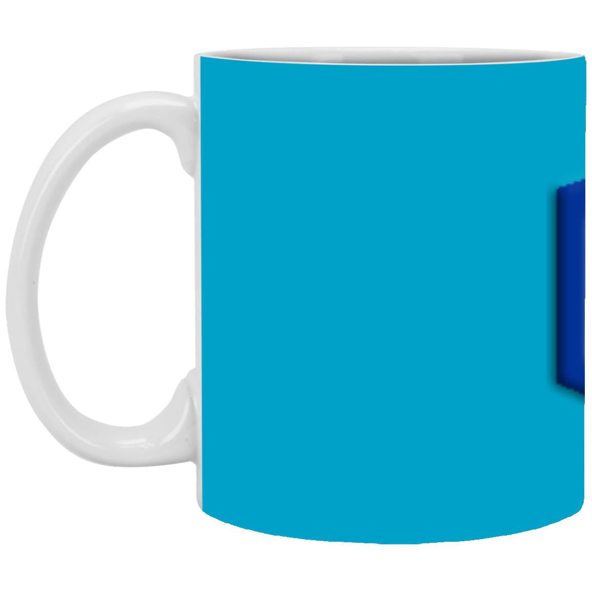 blue (2) XP8434 11 oz. White Mug