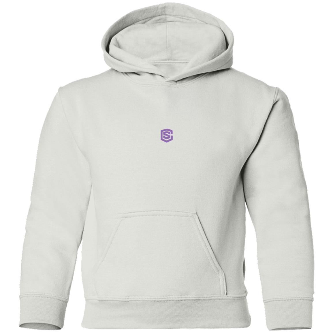 Illustrator Purple Logo G185B Youth Pullover Hoodie