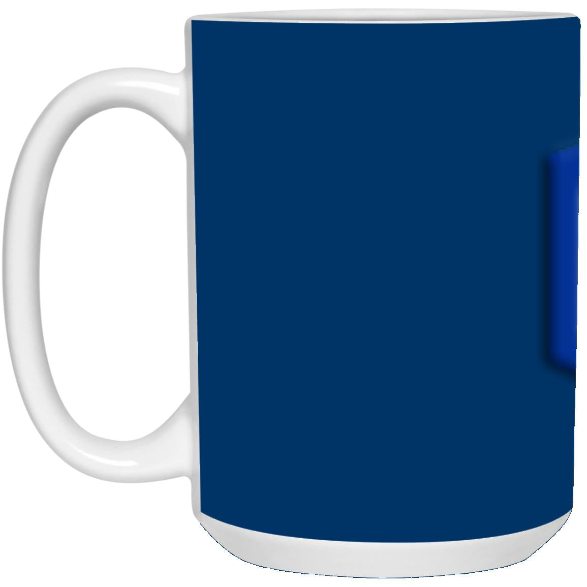 blue (2) 21504 15 oz. White Mug