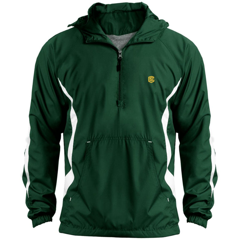 Illustrator Gold Logo JST63 Unisex Colorblock Raglan Anorak Jacket