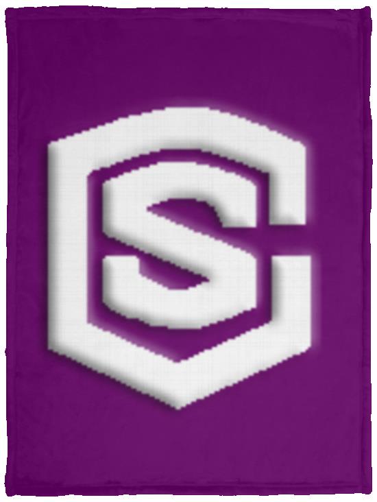 white (2) VPS Cozy Plush Fleece Blanket - 30x40