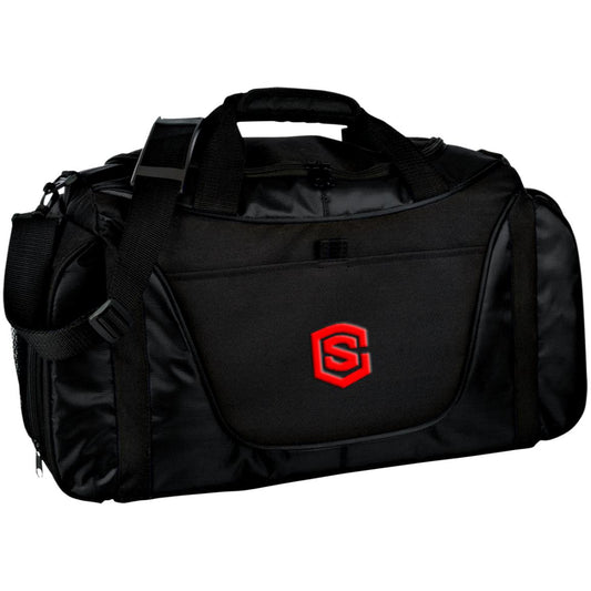 red (2) BG1050 Medium Color Block Gear Bag