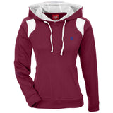 Illustrator Blue Logo TT30W Ladies' Colorblock Poly Hoodie