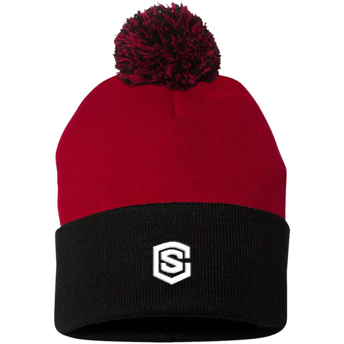 white (2) SP15 Pom Pom Knit Cap