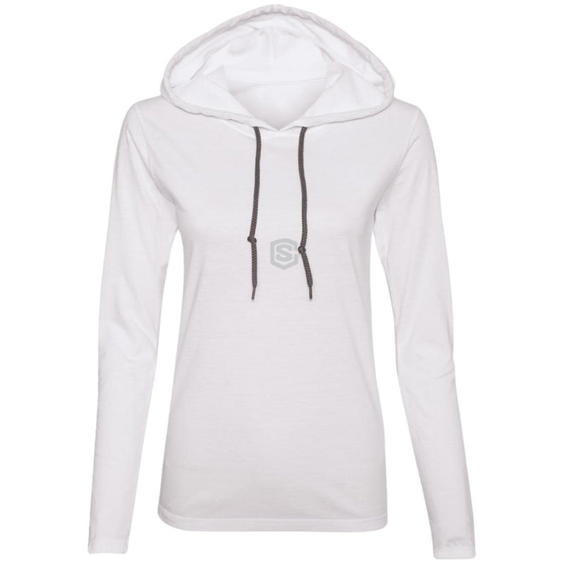 Illustrator Silver Logo 887L Ladies' LS T-Shirt Hoodie